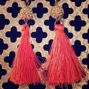 Tassel earrings sterling silver